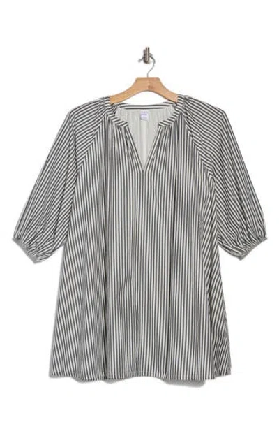Melrose And Market Long Sleeve Poplin Minidress