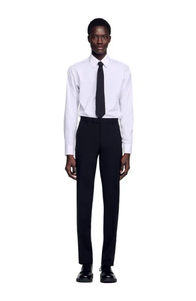 Sandro Classic Fit Suit Trousers