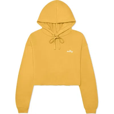 Shop Dalix Womens Salty Midweight Fleece Cropped Hooded Sweatshirt