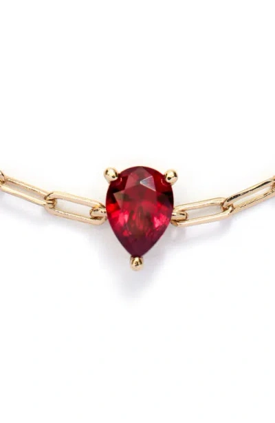 Kleinfeld Teardrop Cubic Zirconia Chain Bracelet