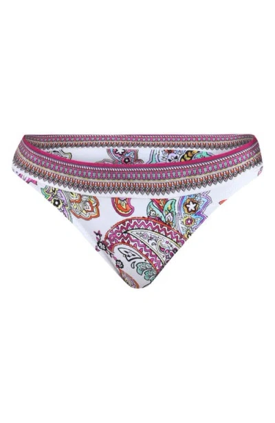 L'agence Nicole Bright Paisley Bikini Bottoms