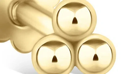 Maria Tash Ball Trinity Single Threader Stud Earring