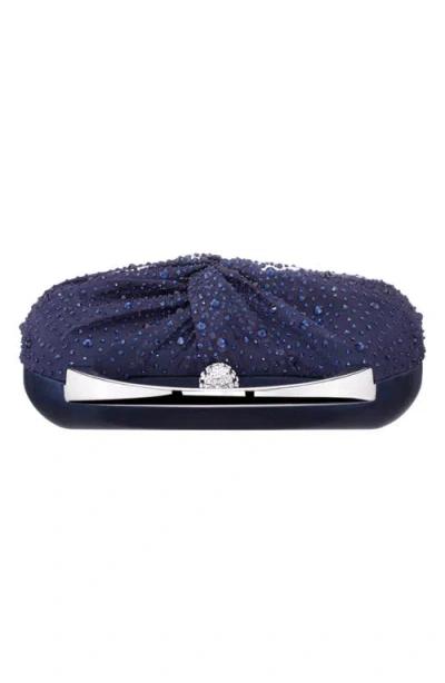 Nina Croc Embossed Minaudière