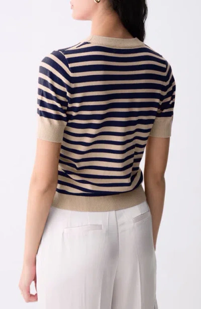 DELUC DELUC VIZELA STRIPE KNIT SWEATER 