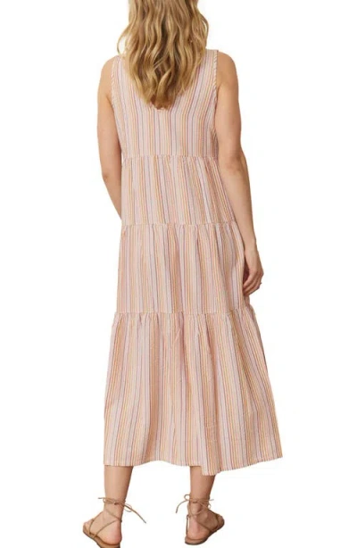 Marine Layer Corinne Stripe Sleeveless Maxi Dress