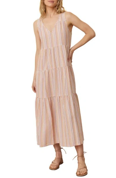Marine Layer Corinne Stripe Sleeveless Maxi Dress