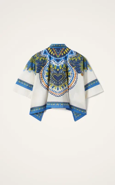 La Doublej Mini Foulard Shirt In Chakra Placee