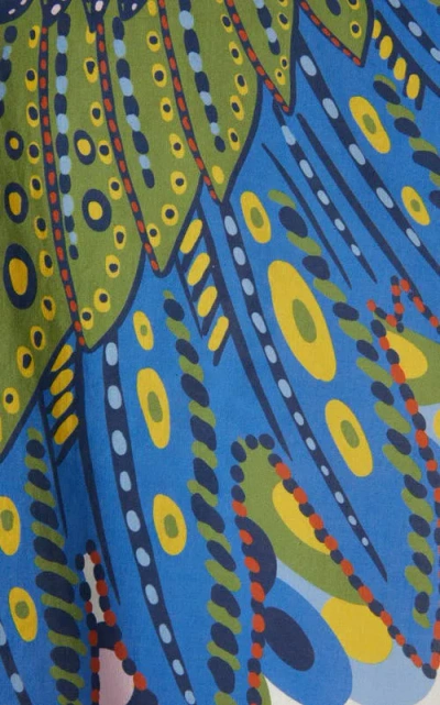 La Doublej Mini Foulard Shirt In Chakra Placee