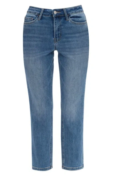 Bayeas High Waist Ankle Straight Leg Jeans