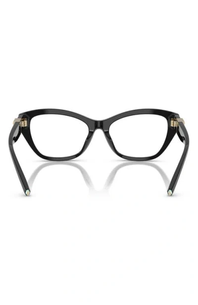 Tiffany & Co . 52mm Cat Eye Optical Glasses In Black