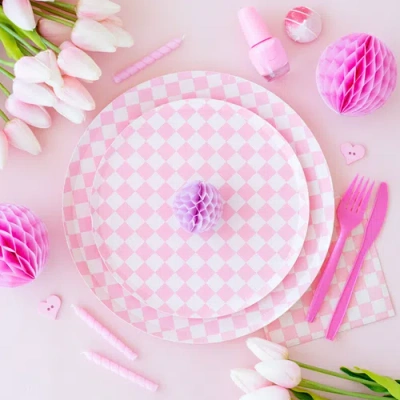 Jollity & Co Checkered Dessert Plates