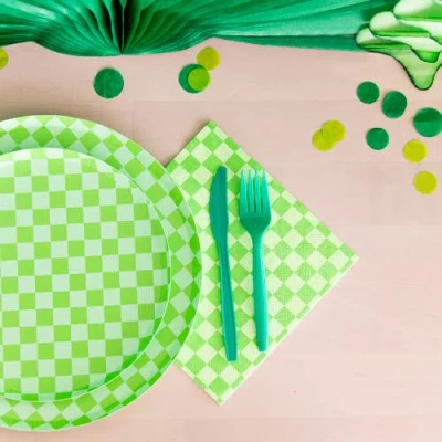 Jollity & Co Checkered Dessert Plates
