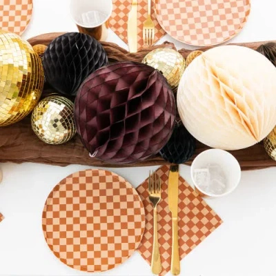 Jollity & Co Checkered Dessert Plates