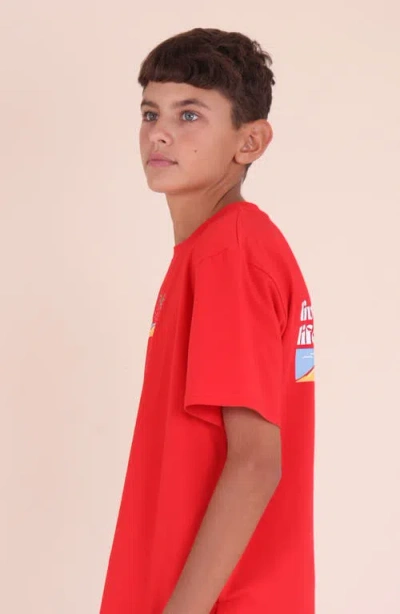 Tiny Tribe Kids' Livin' The Life Cotton Graphic T-shirt