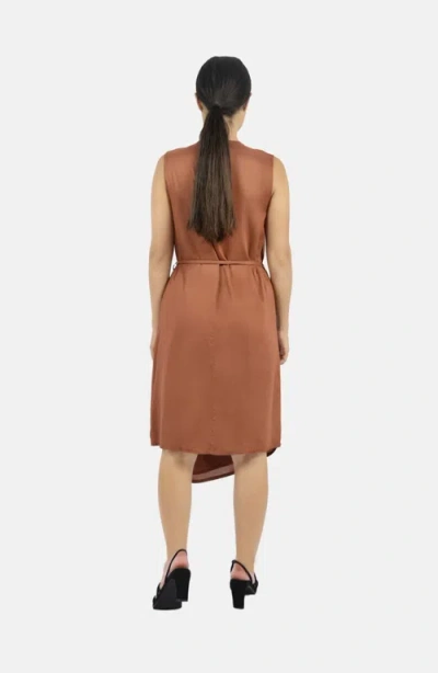 1people-us Funchal Asymmetric Wrap Dress