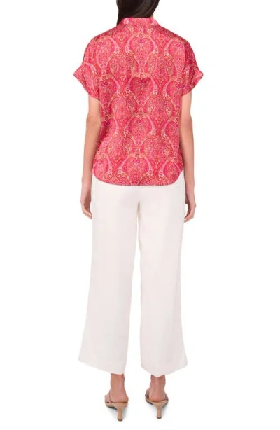 Halogen ® Textured Tie Front Shirt