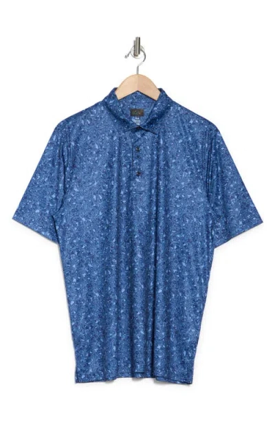 Greg Norman Marble Shark Performance Knit Polo