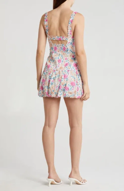 Lush Floral Bubble Dress