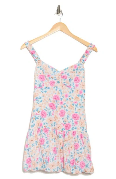 Lush Floral Bubble Dress