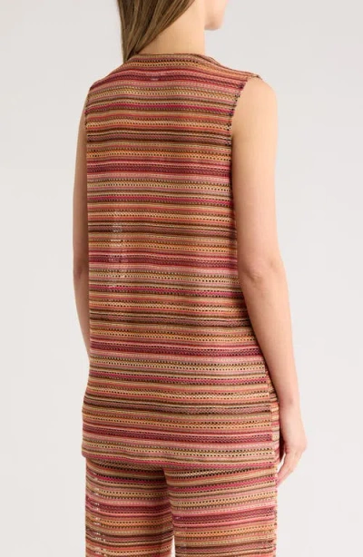 Gemma + Jane Woven Button Front Vest