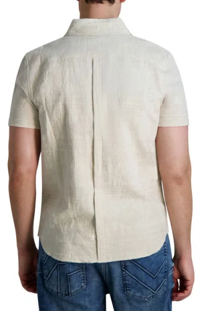 Karl Lagerfeld Textured Short Sleeve Woven Shirt