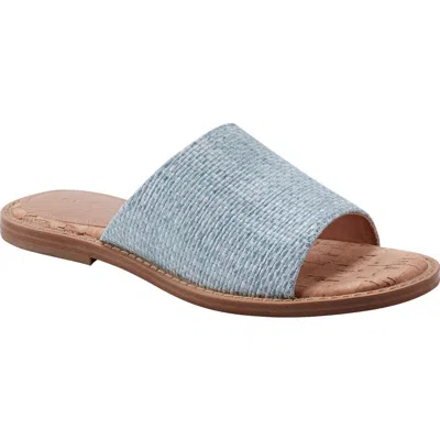 Marc Fisher Ltd Grayce Slide Sandal In Blue