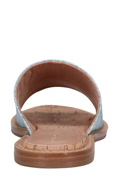 Marc Fisher Ltd Grayce Slide Sandal In Blue