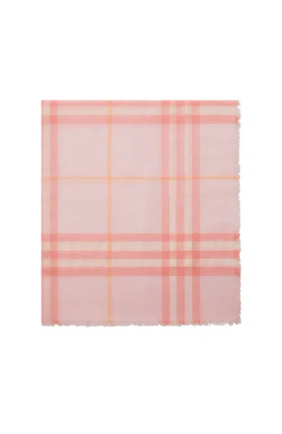 Burberry Wide Check Wool Scarf