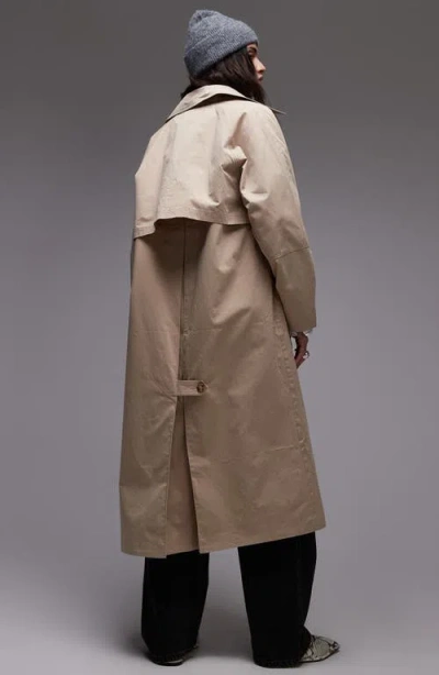 Topshop '90s Cotton Trench Coat