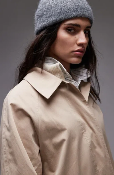 Topshop '90s Cotton Trench Coat