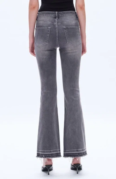 Bayeas Release Hem Mid Rise Flare Jeans