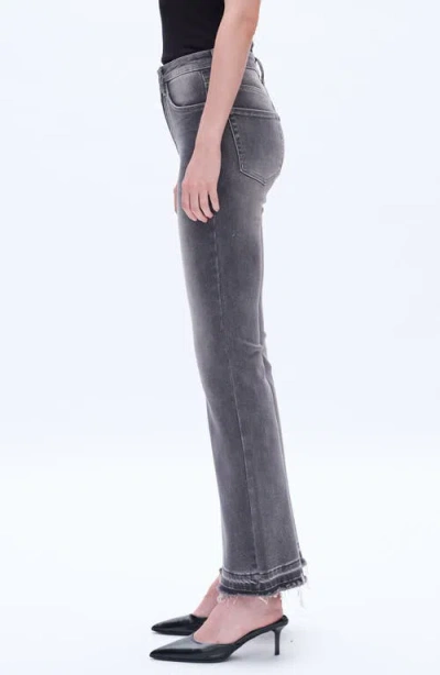 Bayeas Release Hem Mid Rise Flare Jeans