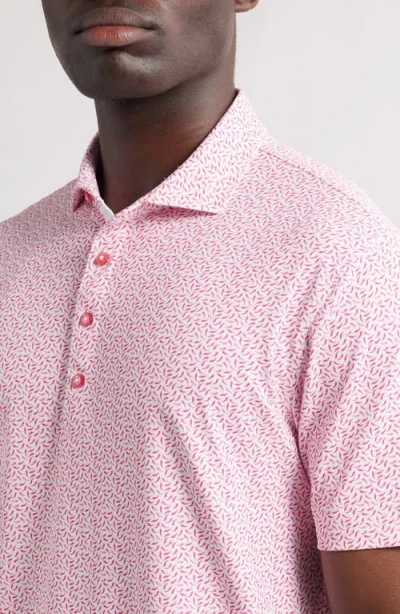Johnnie-o Caliente Pepper Print Prep-formance Golf Polo