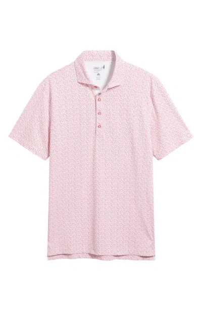 Johnnie-o Caliente Pepper Print Prep-formance Golf Polo