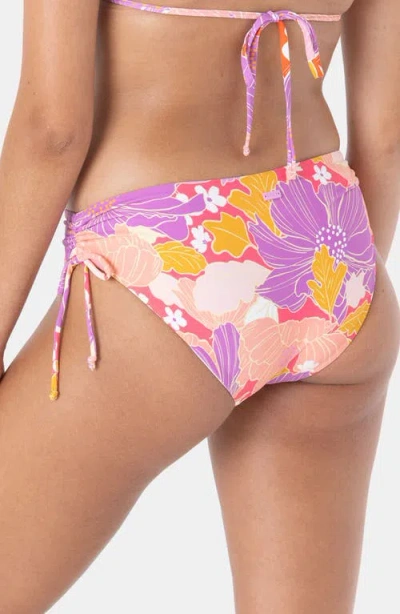 Roxy Bell Blooms Cinched Hipster Bikini Bottoms