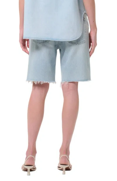 Agolde '90s Long Cutoff Denim Shorts