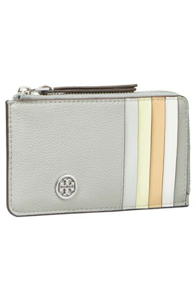 Tory Burch Robinson Pebble Leather Card Case