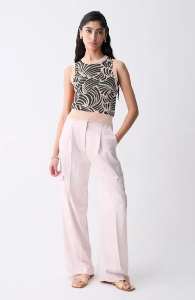 Deluc Thyago Abstract Jacquard Sleeveless Sweater