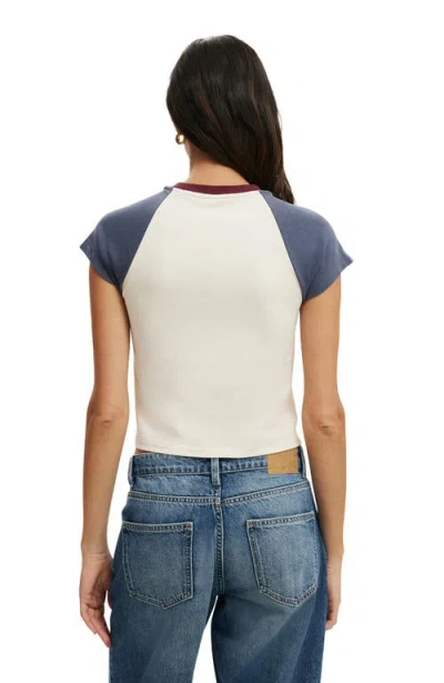 Cotton On Retro Raglan Graphic Tee