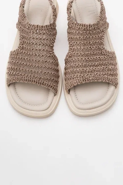 Forever & Always Shoes Weave Leather Woven Sandal