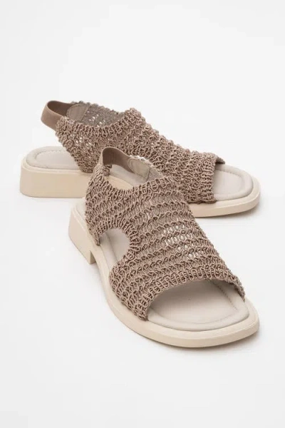 Forever & Always Shoes Weave Leather Woven Sandal