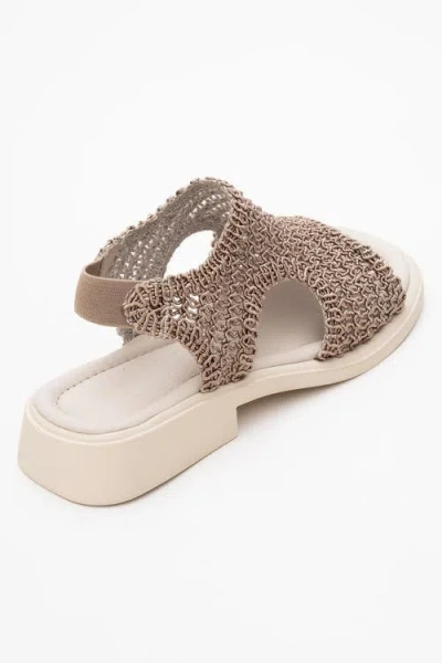 Forever & Always Shoes Weave Leather Woven Sandal