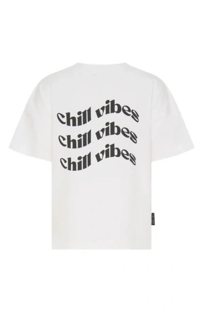 Tiny Tribe Kids' Oversize Chill Vibes Graphic T-shirt