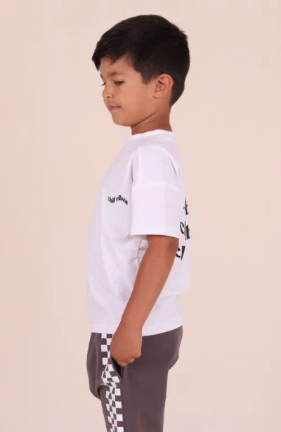 Tiny Tribe Kids' Oversize Chill Vibes Graphic T-shirt