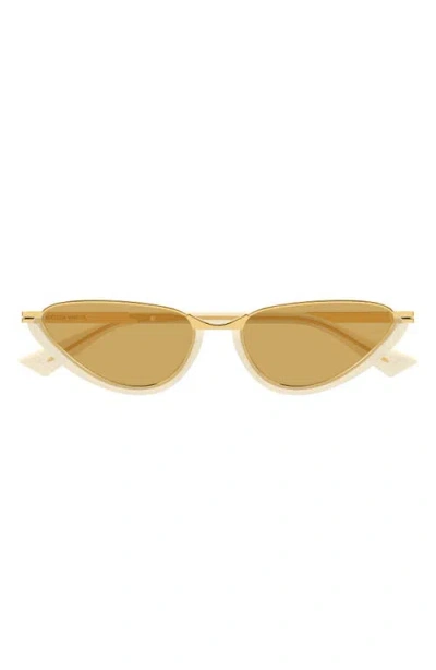 Bottega Veneta Recycled Acetate And Metal Cat-eye Sunglasses