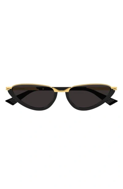 Bottega Veneta Recycled Acetate And Metal Cat-eye Sunglasses