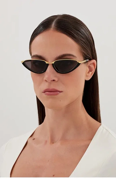 Bottega Veneta Recycled Acetate And Metal Cat-eye Sunglasses