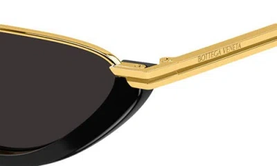 Bottega Veneta Recycled Acetate And Metal Cat-eye Sunglasses