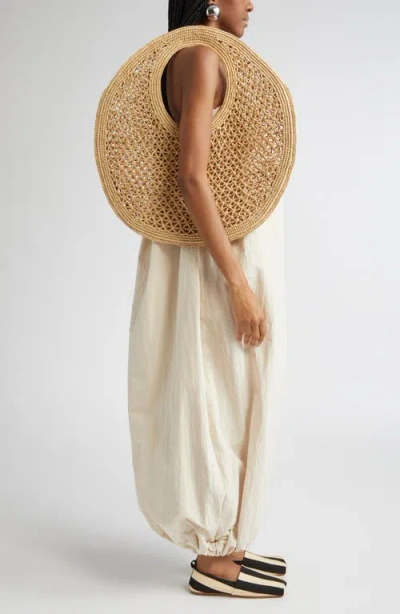 Jacquemus Le Petit Rond Raffia Shoulder Bag