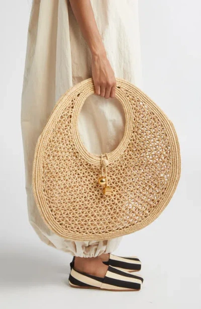 Jacquemus Le Petit Rond Raffia Shoulder Bag